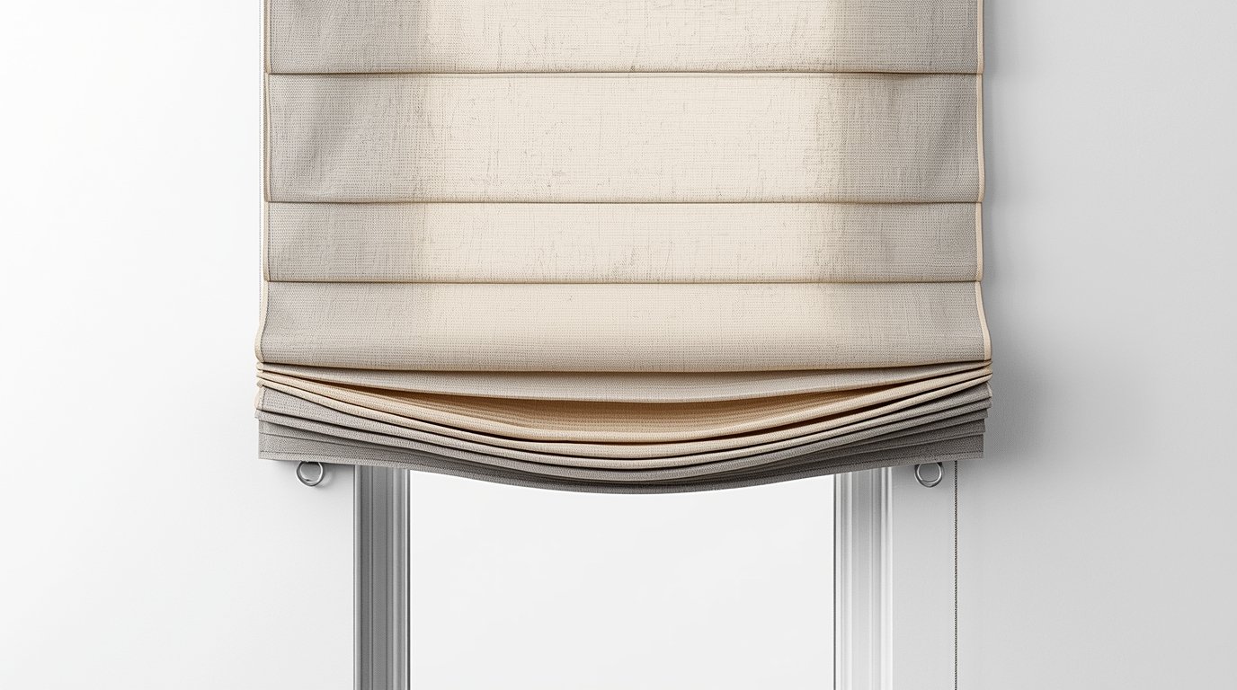 Vouwgordijnen met elegante plooien